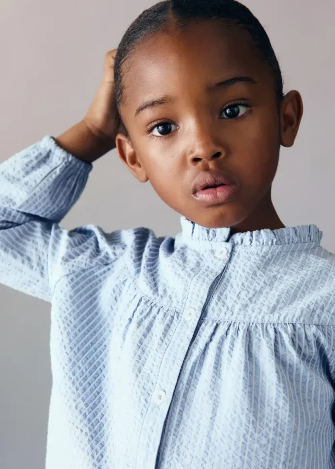 Bluzka bawełniana w paski Bluzka bawełniana w paski