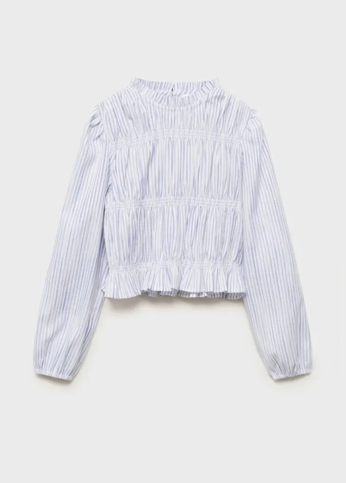 Bluzka bawełniana w paski Bluzka bawełniana w paski