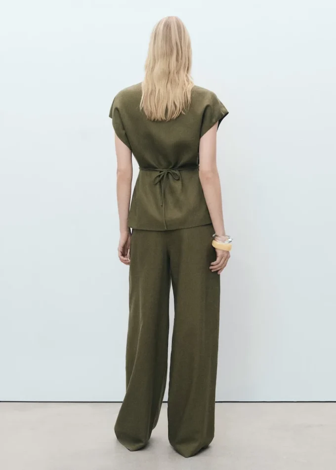 Bluzka kopertowa z lyocellu Bluzka kopertowa z lyocellu