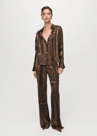 Bluzka satynowa w paski