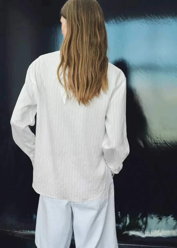 Bluzka w paski z chustką Bluzka w paski z chustką