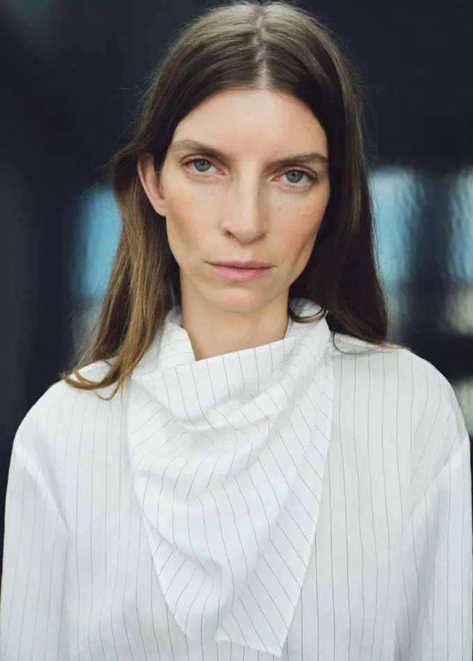 Bluzka w paski z chustką Bluzka w paski z chustką