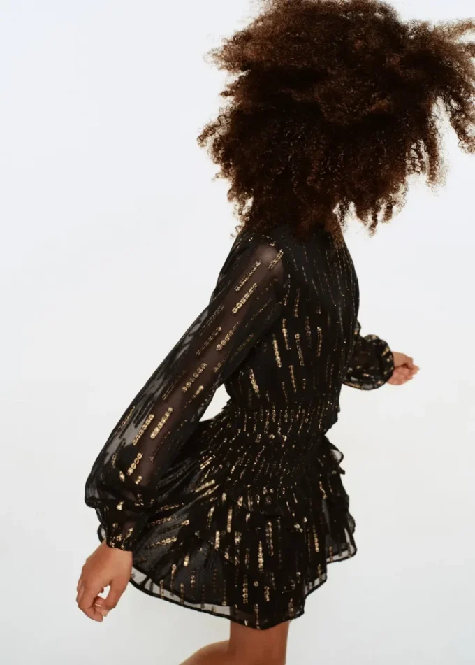 Bluzka z detalami z lureksu Bluzka z detalami z lureksu