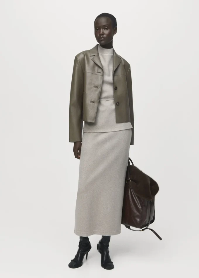 Bluzka z golfem i paskiem Bluzka z golfem i paskiem