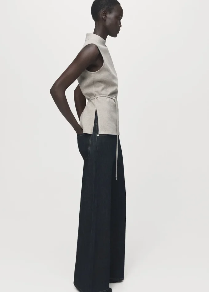 Bluzka z golfem i paskiem Bluzka z golfem i paskiem