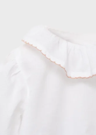 Bluzka z kołnierzykiem babydoll