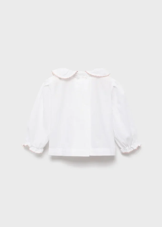 Bluzka z kołnierzykiem babydoll Bluzka z kołnierzykiem babydoll