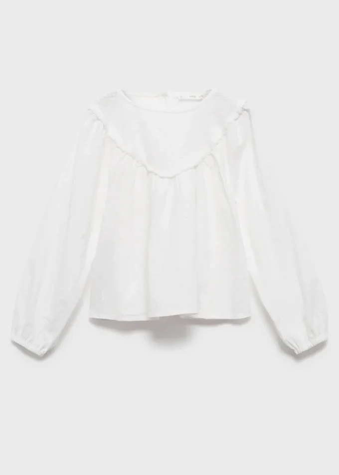 Bluzka z koronkowymi wykończeniami Bluzka z koronkowymi wykończeniami