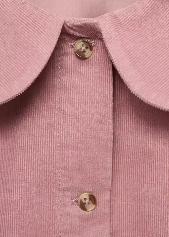 Bluzka z sztruksu z kołnierzykiem typu baby Bluzka z sztruksu z kołnierzykiem typu baby