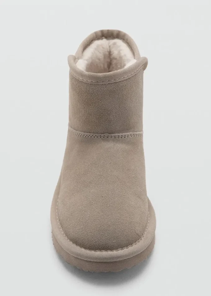 Botki z podszewką z owczej skóry Botki z podszewką z owczej skóry
