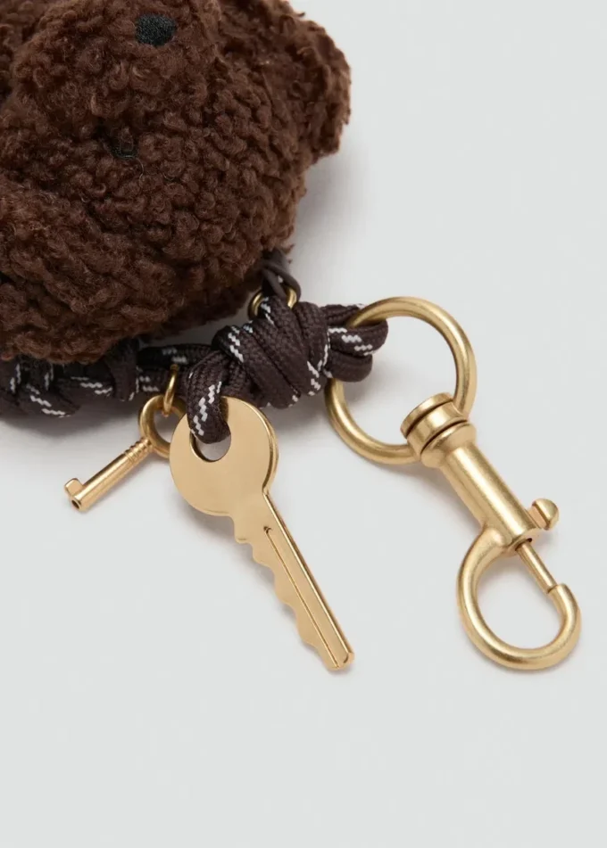 Breloczek do torebki z wieloma zawieszkami w kształcie misia Breloczek do torebki z wieloma zawieszkami w kształcie misia