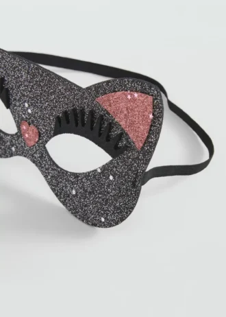 Brokatowa maska z kotkiem