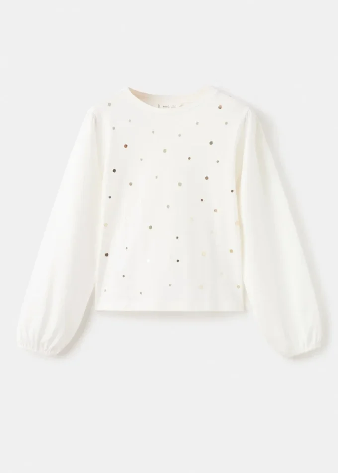 Błyszcząca bawełniana koszulka Błyszcząca bawełniana koszulka