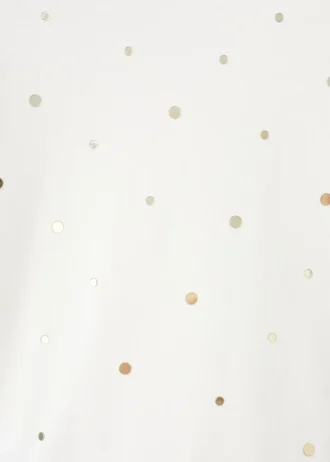 Błyszcząca bawełniana koszulka