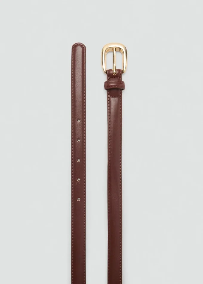 Cienki pasek z metalową klamrą Cienki pasek z metalową klamrą