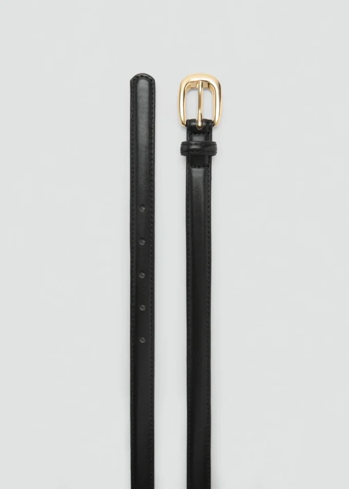 Cienki pasek z metalową klamrą Cienki pasek z metalową klamrą