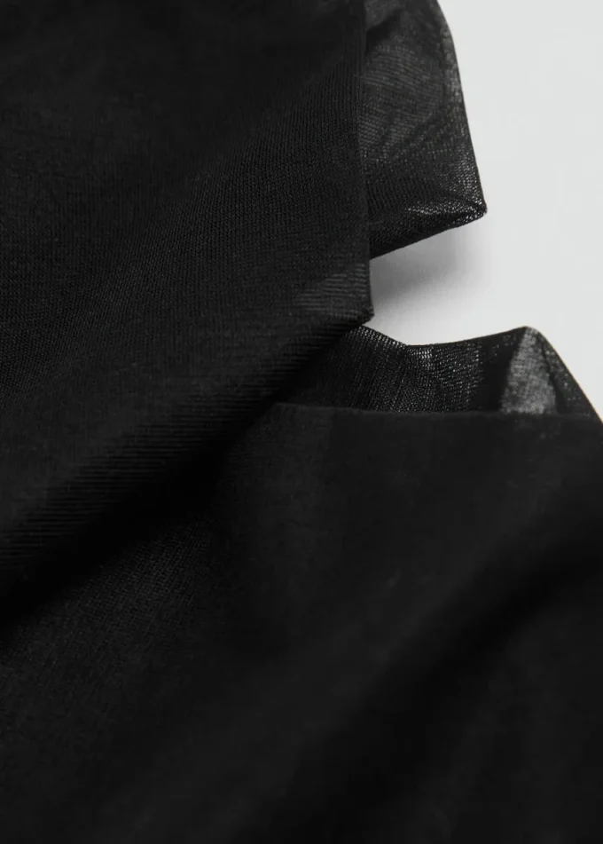 Cienkie rajstopy z welonem