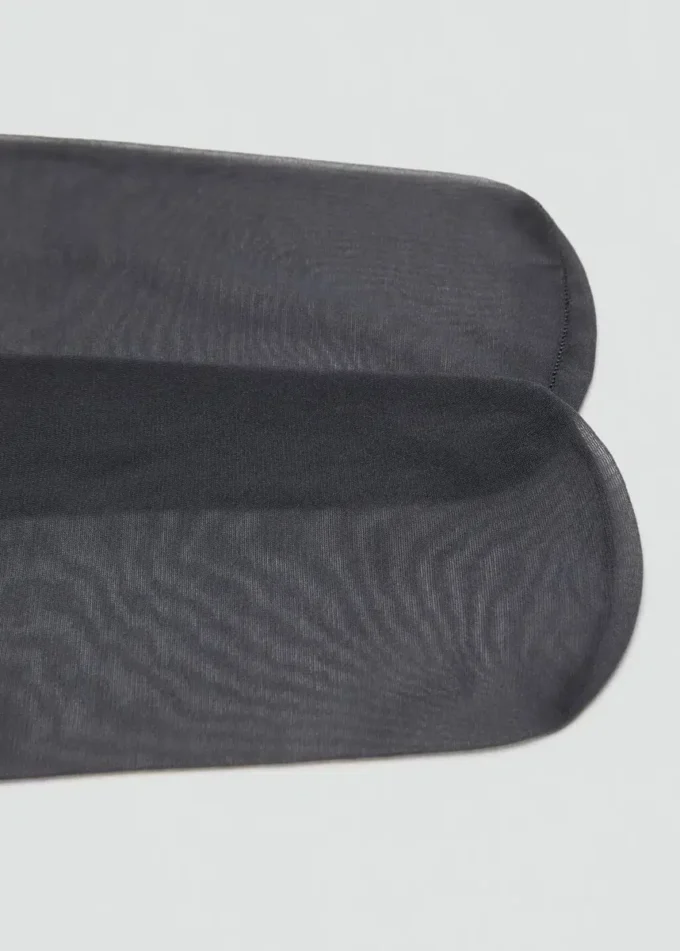 Cienkie rajstopy z welonem