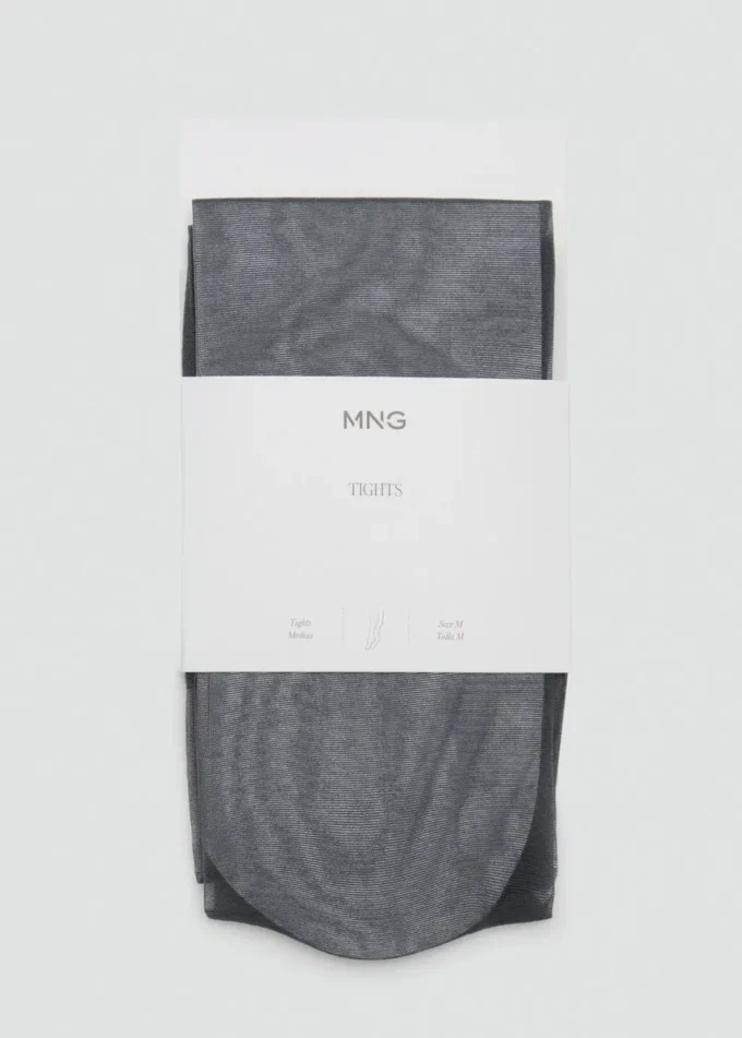 Cienkie rajstopy z welonem