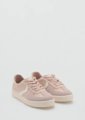 Łączone trampki ze sznurowadłami