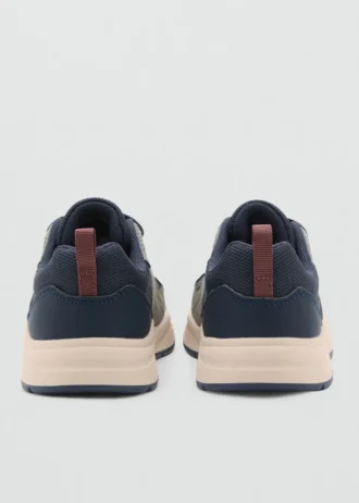 Łączone trampki ze sznurowadłami