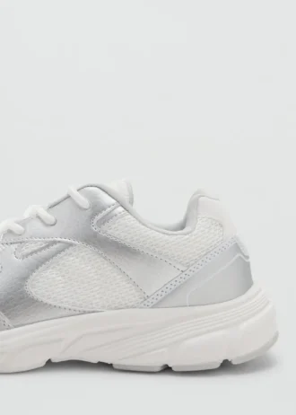 Łączone trampki ze sznurowadłami