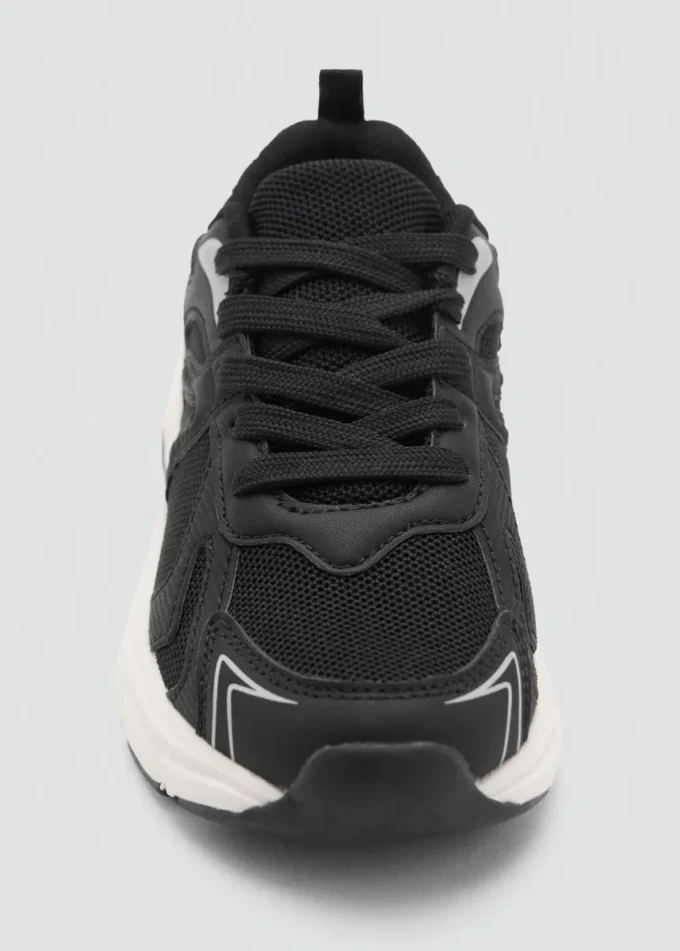 Łączone trampki ze sznurowadłami Łączone trampki ze sznurowadłami