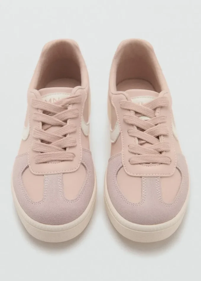 Łączone trampki ze sznurowadłami Łączone trampki ze sznurowadłami