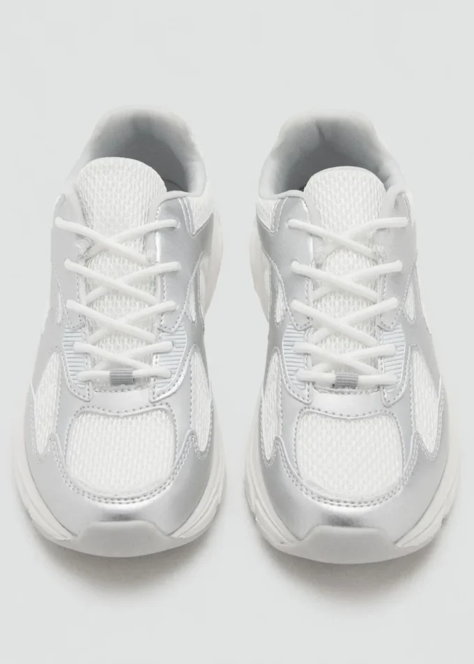 Łączone trampki ze sznurowadłami Łączone trampki ze sznurowadłami