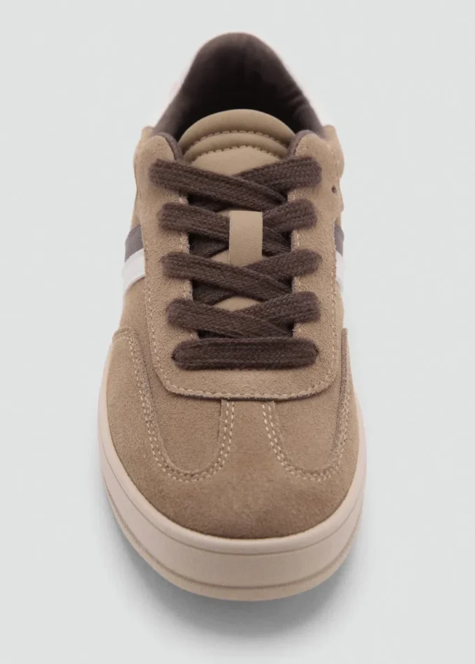 Łączone trampki ze sznurowadłami Łączone trampki ze sznurowadłami