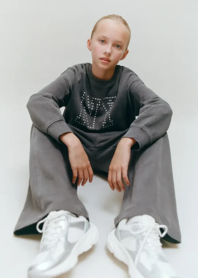 Łączone trampki ze sznurowadłami Łączone trampki ze sznurowadłami