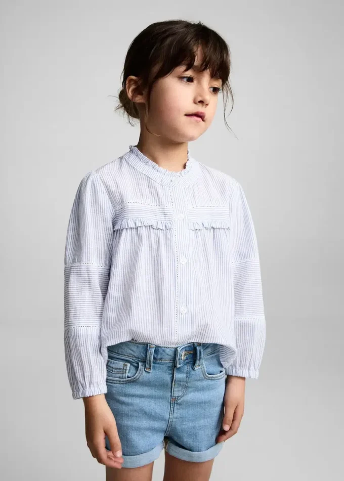 Dżinsowe szorty z podwiniętymi nogawkami Dżinsowe szorty z podwiniętymi nogawkami