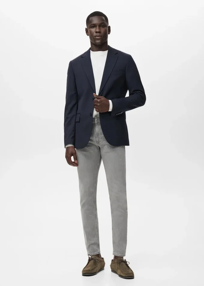 Dżinsy Jan o dopasowanym kroju w kolorze szarym Dżinsy Jan o dopasowanym kroju w kolorze szarym