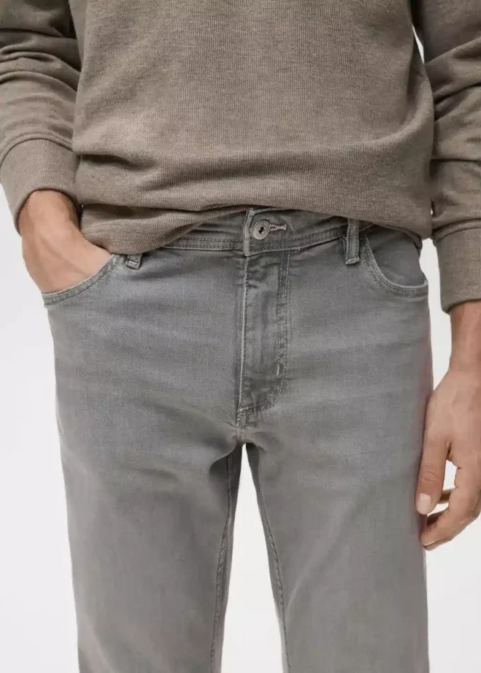 Dżinsy Jan o dopasowanym kroju w kolorze szarym Dżinsy Jan o dopasowanym kroju w kolorze szarym