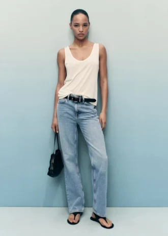 Dżinsy Matilda o średniej wysokości i prostym kroju