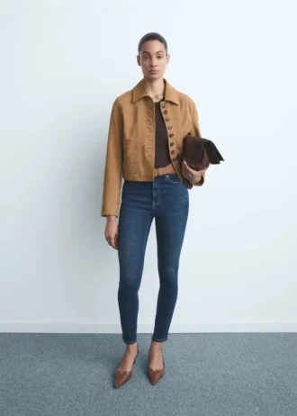 Dżinsy skinny z wysokim stanem