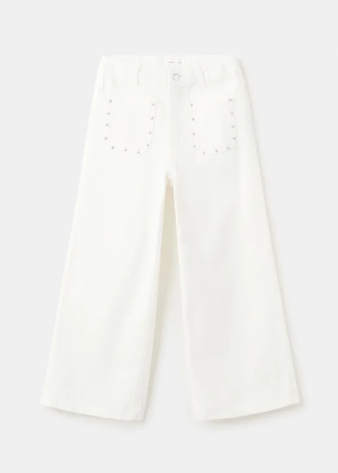 Dżinsy z ćwiekami w kształcie gwiazdy