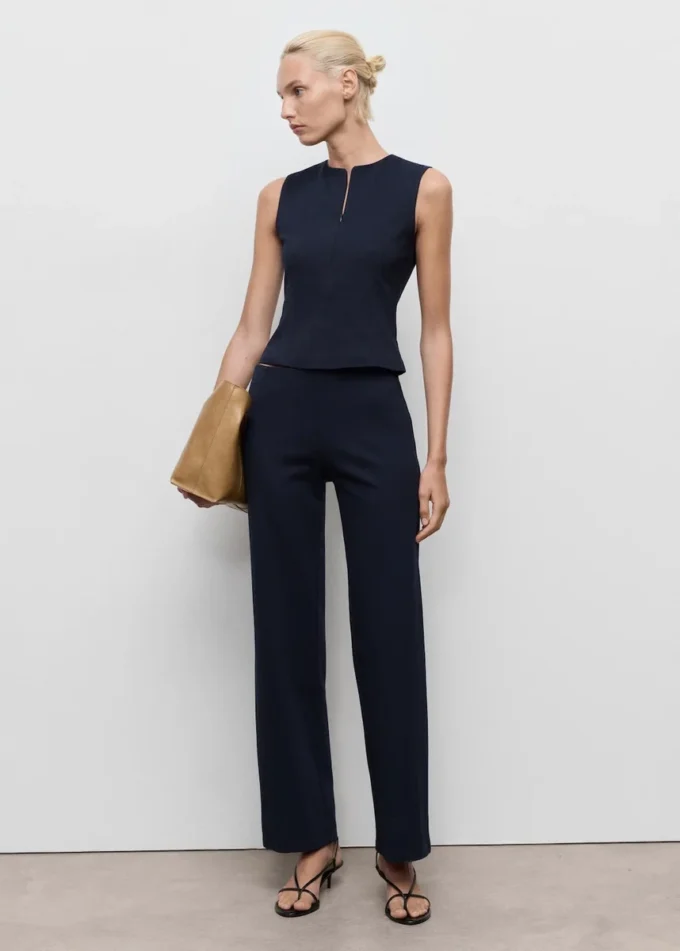 Dopasowana bluzka zapinana na zamek błyskawiczny Dopasowana bluzka zapinana na zamek błyskawiczny