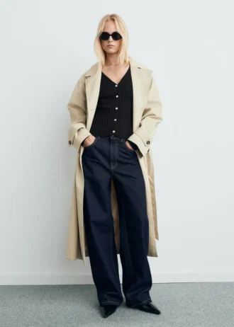 Drobno dziana dzianinowa kurtka