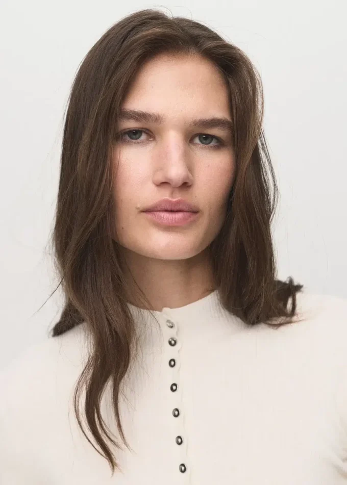 Drobno dziana dzianinowa kurtka Drobno dziana dzianinowa kurtka