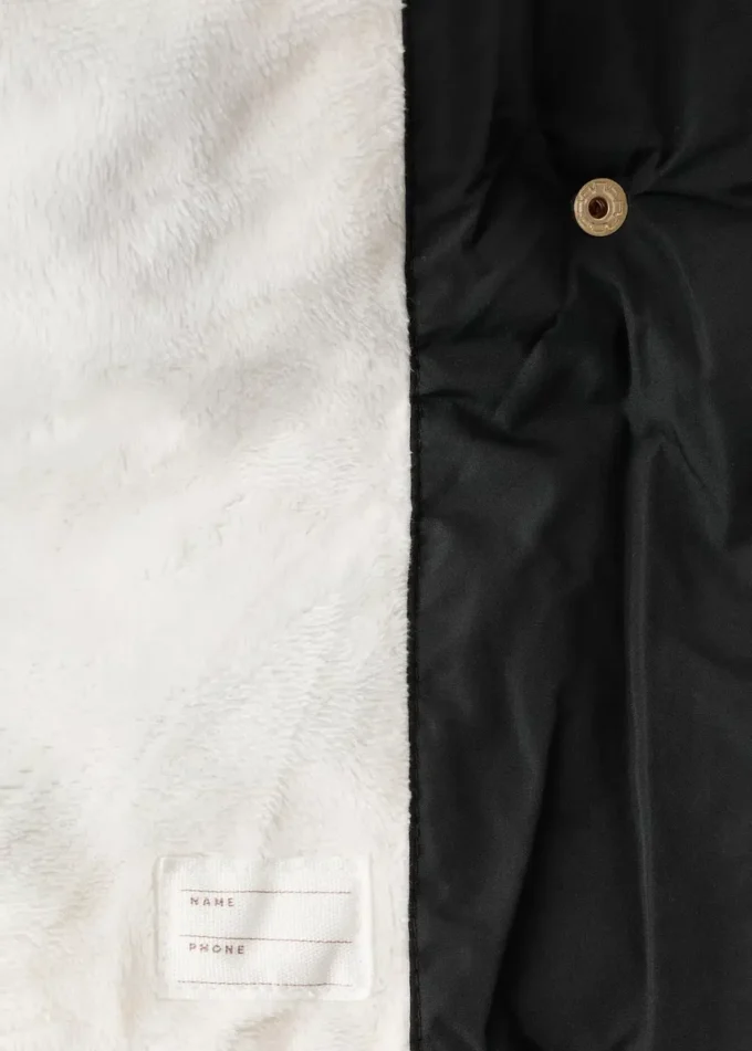 Długa kurtka z podszewką imitującą futro Długa kurtka z podszewką imitującą futro
