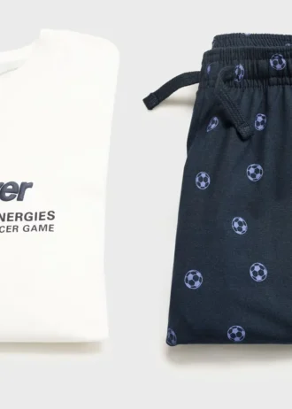 Długa piżama z nadrukiem królika