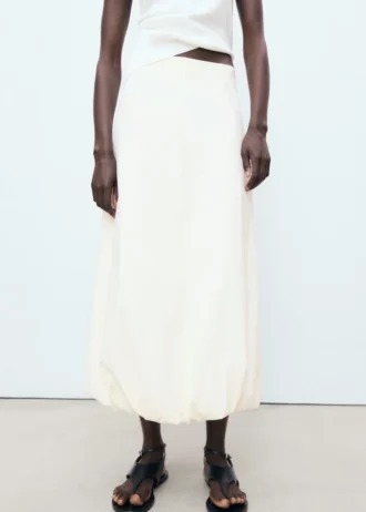 Długa spódnica balonowa