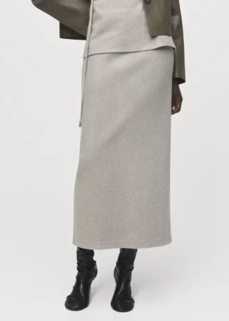 Długa spódnica z elastyczną talią