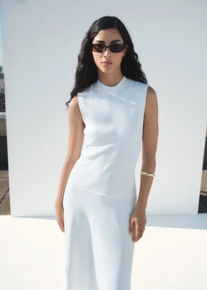 Długa sukienka łączona Długa sukienka łączona