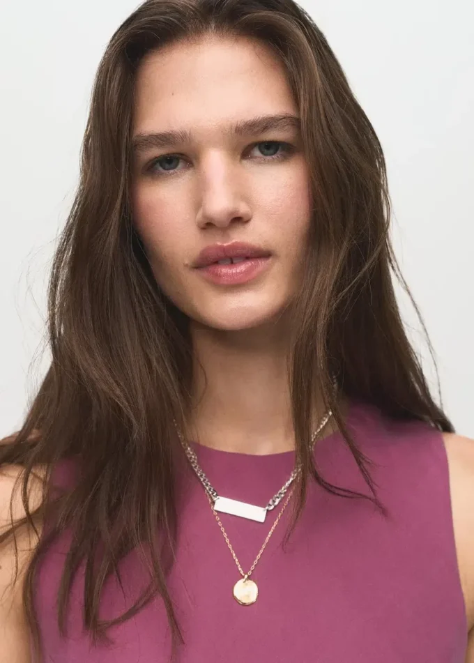 Długa sukienka z modalu Długa sukienka z modalu