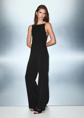 Długi kombinezon w stylu garnituru