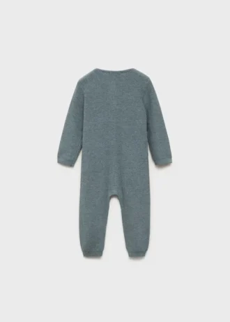 Długi kombinezon z dzianiny