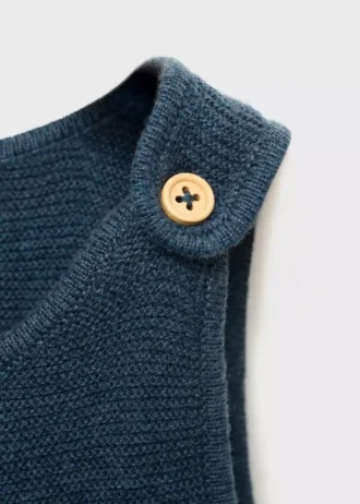 Długi kombinezon z dzianiny