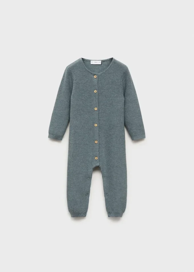 Długi kombinezon z dzianiny Długi kombinezon z dzianiny